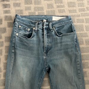 Rag & Bone High Rise Ankle Skinny Jeans